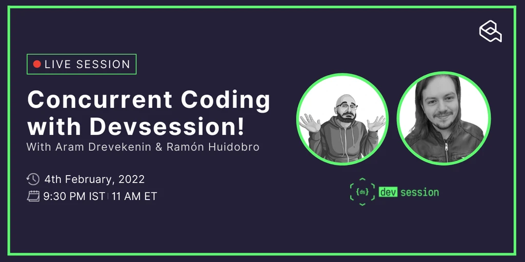 Aviyel DevSession live coding event banner